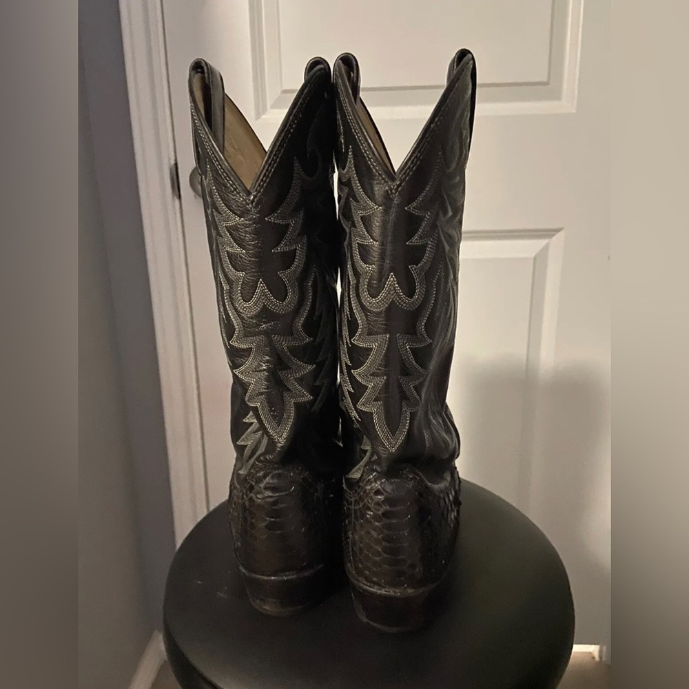 Dan Post Black Python Boots - image 6